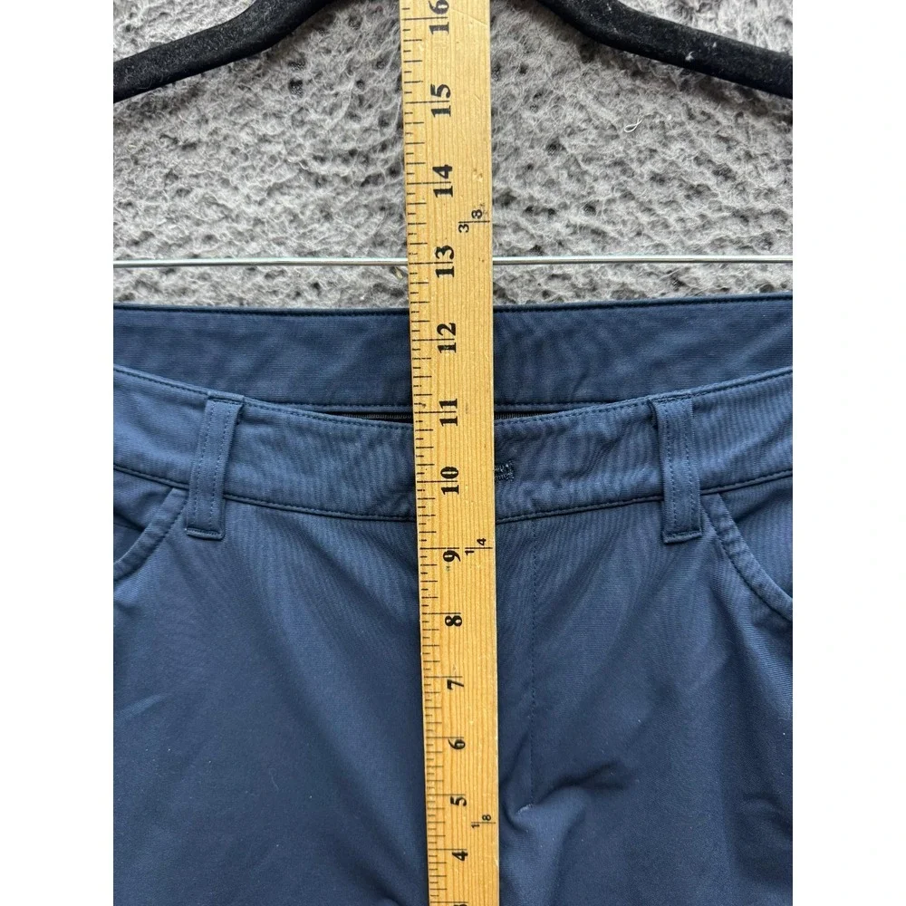 Lululemon Slim Fit Warpstreme ABC Chino Pants Trousers True Navy Mens Size 36
